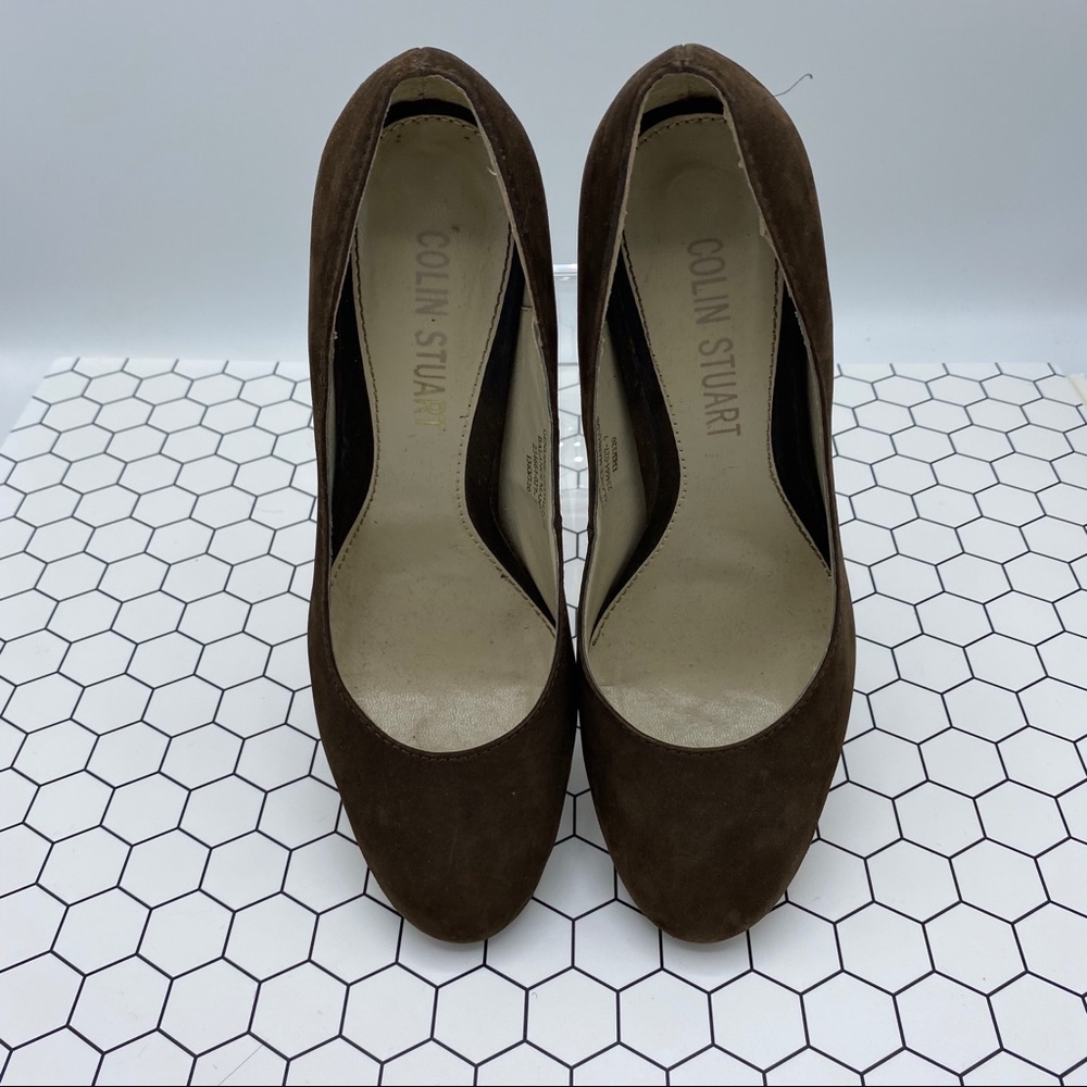 Colin Stuart Suede Round Toe 4” Heels size 7